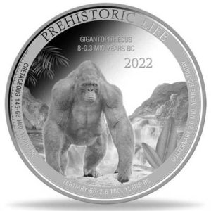 Congo: Prehistoric Life Gigantopithecus 1 uncja srebra 2022