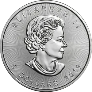 Kanadyjski Liść Klonowy 1 oz 2018 – Moneta Srebrna 9999 (1 uncja)