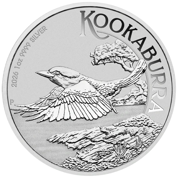 Srebrna moneta Kookaburra 1 oz Perth Mint Australia 2026 Ag 9999
