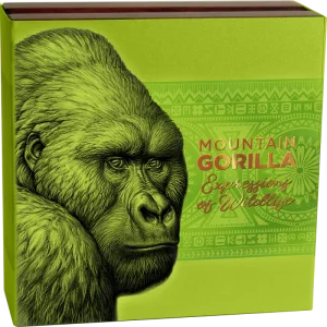 Mountain Gorilla 2 oz 2021 Cameroon – Moneta Srebrna 999 (2 uncje)