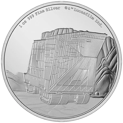 Star Wars: Sandcrawler 1 oz Proof 2022 – Moneta Srebrna 999 (1 uncja)