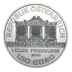 Wiedeński Filharmonik 1 uncja srebra 2010 – Moneta Srebrna 999 (1 uncja)