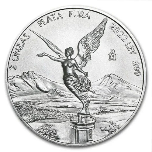 Mexican Libertad 2 uncji srebra 2022 - Ag 999