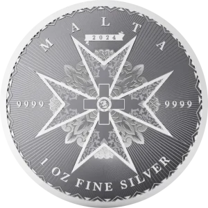 Krzyż Maltański 1 oz 2024 – Moneta Srebrna 9999 (1 uncja)