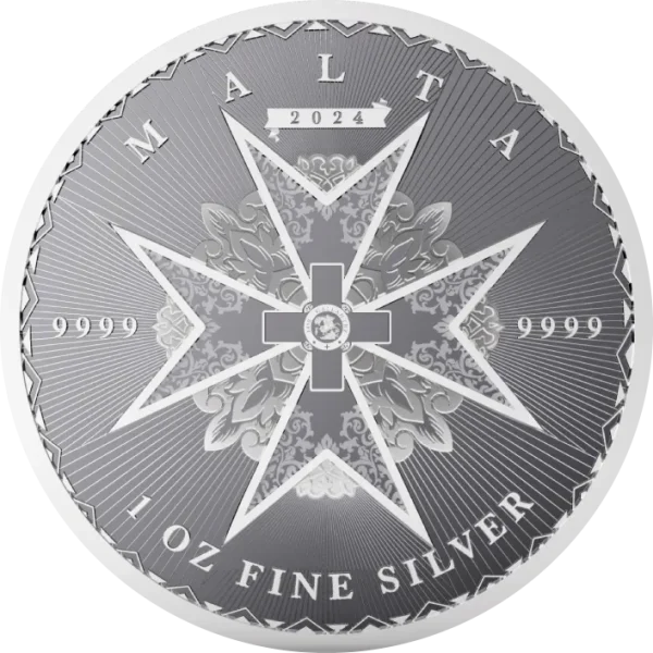 Krzyż Maltański 1 oz 2024 – Moneta Srebrna 9999 (1 uncja)