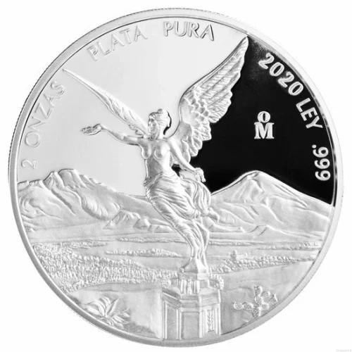 Srebrna Moneta Mexican Libertad 2 oz Meksyk 2020 Proof | Ag 999