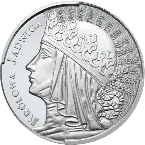 Srebrny medal Królowa Jadwiga 1oz Polska 2023 Ag 999 Srebrna Uncja