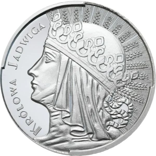 Srebrny medal Królowa Jadwiga 1oz Polska 2023 Ag 999 Srebrna Uncja