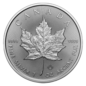 Srebrna moneta Maple Leaf 2026 rewers – liść klonowy 1 oz Ag 9999 Kanada