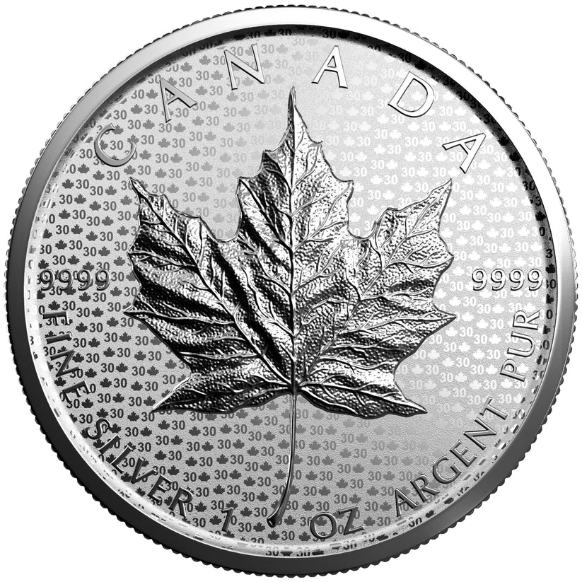 Srebrna Moneta Liść Klonowy 30. Rocznica Zestaw 2x1oz Kanada 2018 | Ag 9999 - obrazek 4