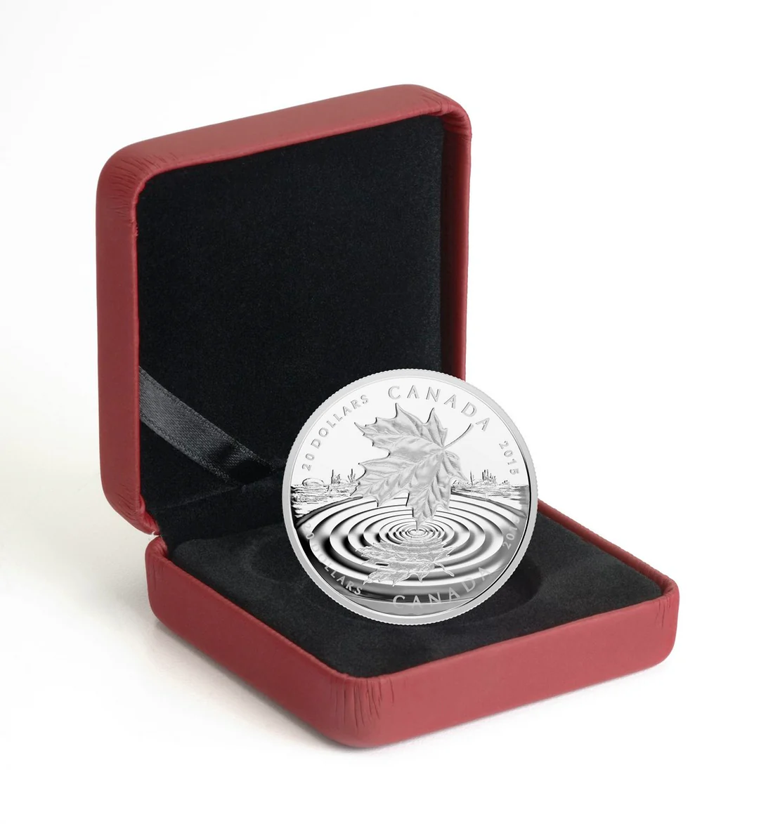 Srebrna Moneta Liść Klonowy Reflection Proof 1oz Kanada 2015 | Ag 9999 - obrazek 3