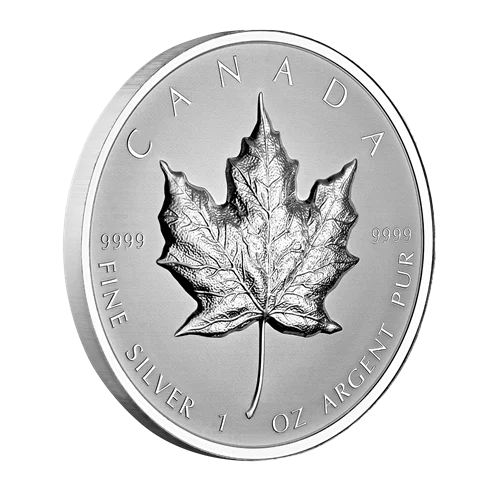 Srebrna Moneta Liść Klonowy Ultra High Relief 1oz Kanada 2022 | Ag 9999 - obrazek 2