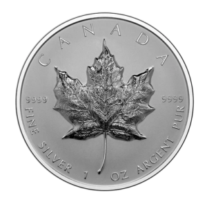 Srebrna moneta Maple Leaf Ultra High Relief Reverse Proof 1oz Kanada 2022 Ag 9999 — relief 1.4mm Royal Canadian Mint