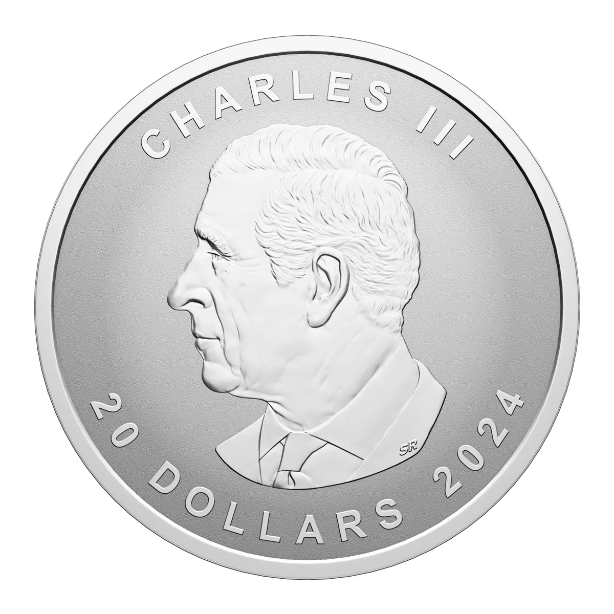 Srebrna Moneta Liść Klonowy Ultra High Relief Serce Lasu 1oz Kanada 2024 | Ag 9999 - obrazek 2
