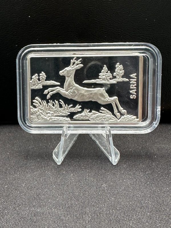 Srebrna Sztabka Sarna PAMP 1oz Szwajcaria Ag 999 Srebrna Sztabka Sarna PAMP 1oz Szwajcaria | Ag 999