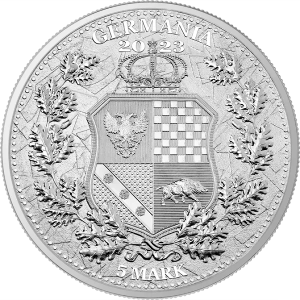 Srebrna Moneta Galia i Germania Allegorie 1oz 2023 | Ag 9999