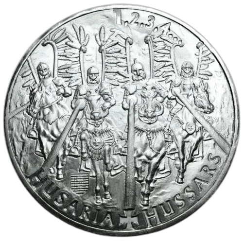 Srebrny medal Husaria I BU 1 oz Polska 2022 Ag 999