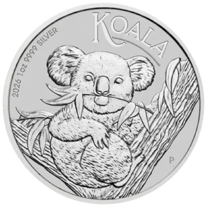 Srebrna Moneta Koala Australia 1oz – srebrna moneta bulionowa Ag 9999, Perth Mint