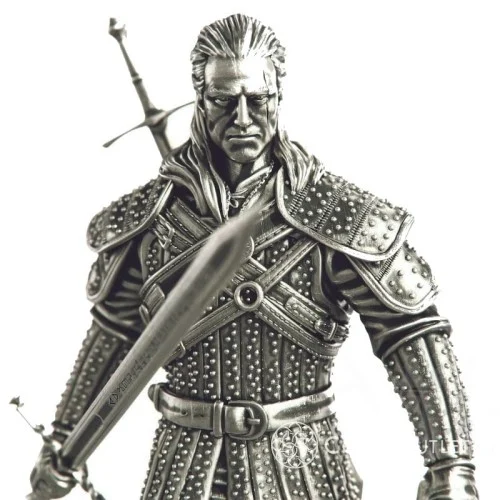 Srebrna Moneta Wiedźmin Figurka Geralt 168 g Niue 2021 | Ag 925