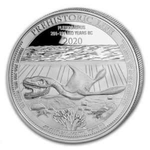 Congo: Prehistoric Life Plesiosaurus 1 uncja srebra 2020