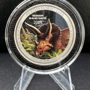 IMG_0811 Congo: Prehistoric Life II – Triceratops kolor 1 uncja Srebra 2024