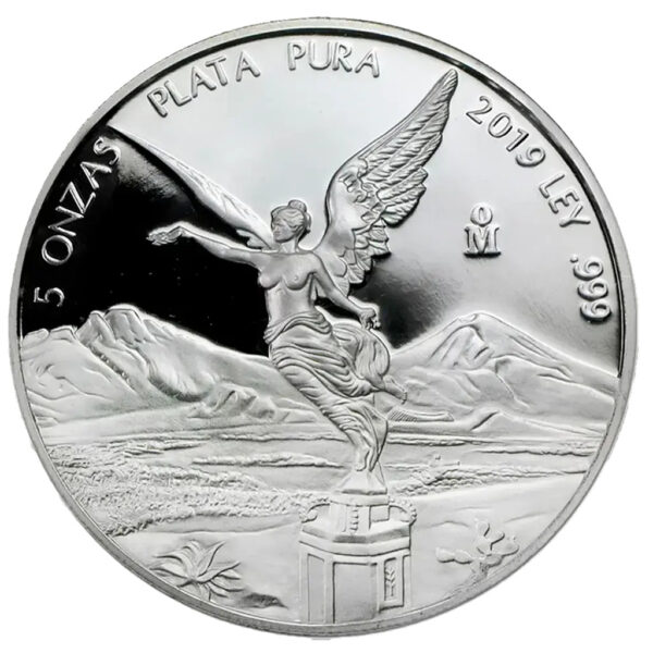 Mexican Libertad 5 uncji srebra 2019 Proof - Ag 999