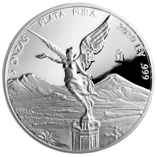 Mexican Libertad 5 uncji srebra 2020 Proof - Ag 999