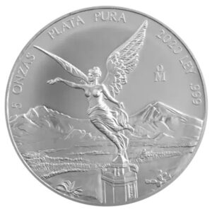 Mexican Libertad 5 uncji srebra 2020 - Ag 999