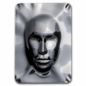 Mirror People 2 uncje srebra 2022 Black Proof - Ag 999