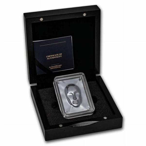 Mirror People 2 uncje srebra 2022 Black Proof - Ag 999