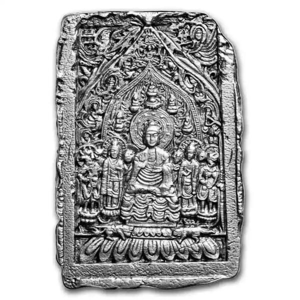 Sztabka Srebrna 2 oz Gyeyu Buddhist South Korea 2022 | Ag 999