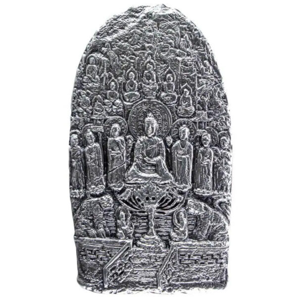 Sztabka Srebrna 2 oz South Korea Gichukmyeong Amitabha Buddha Statue 2022 | Ag 999