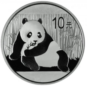 Srebrna Moneta Chińska Panda 1 uncja Chiny 2015 Ag 999-rewers Srebrna moneta Chińska Panda 1 oz Chiny 2015 Ag 999