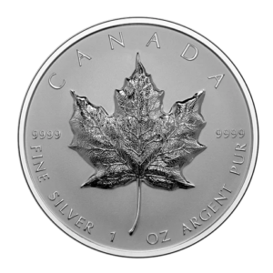 Srebrna moneta Maple Leaf Ultra High Relief Reverse Proof 1oz Kanada 2022 Ag 9999 — relief 1.4mm Royal Canadian Mint