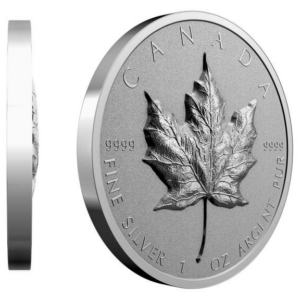 Srebrna Moneta Liść Klonowy Ultra High Relief 1oz Kanada 2022 | Ag 9999