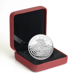 Srebrna Moneta Liść Klonowy Reflection Proof 1oz Kanada 2015 | Ag 9999
