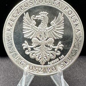 Srebrny Medal Husaria I BU 1oz Polska 2022 Ag 999. Srebrny Medal Husaria I BU 1oz Polska 2022 | Ag 999