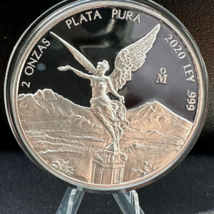 Srebrna Moneta Mexican Libertad 2 oz Meksyk 2020 Proof | Ag 999
