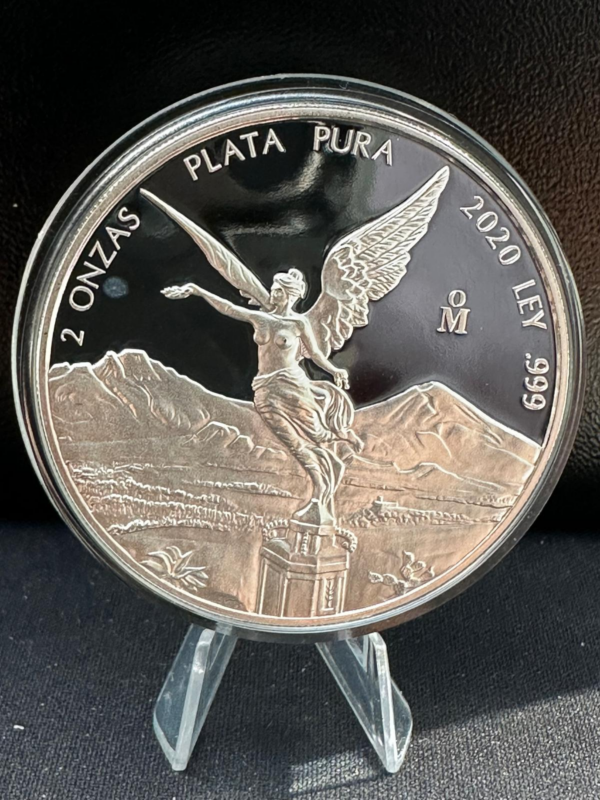 Srebrna Moneta Mexican Libertad 2 oz Meksyk 2020 Proof | Ag 999