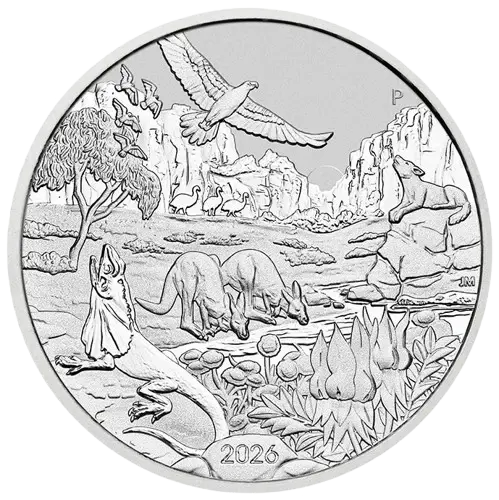 The-Outback-1-uncja-Srebra-2026-front-removebg-w Srebrna Moneta The Outback 2026 1oz – srebrna moneta bulionowa Ag 9999, Perth Mint Australia